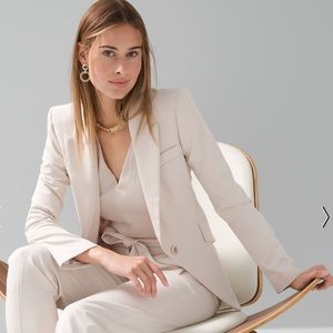 NWT White House Black Market Fluid Editor Blazer